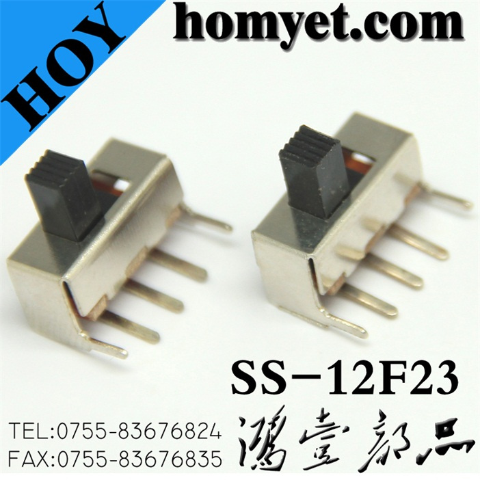 High Quality 3pin DIP Type Slide Switch/Plunger Switch (SS-12F23)