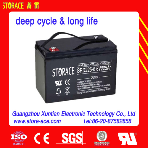 6V 225ah Mf Maintenance Free Battery