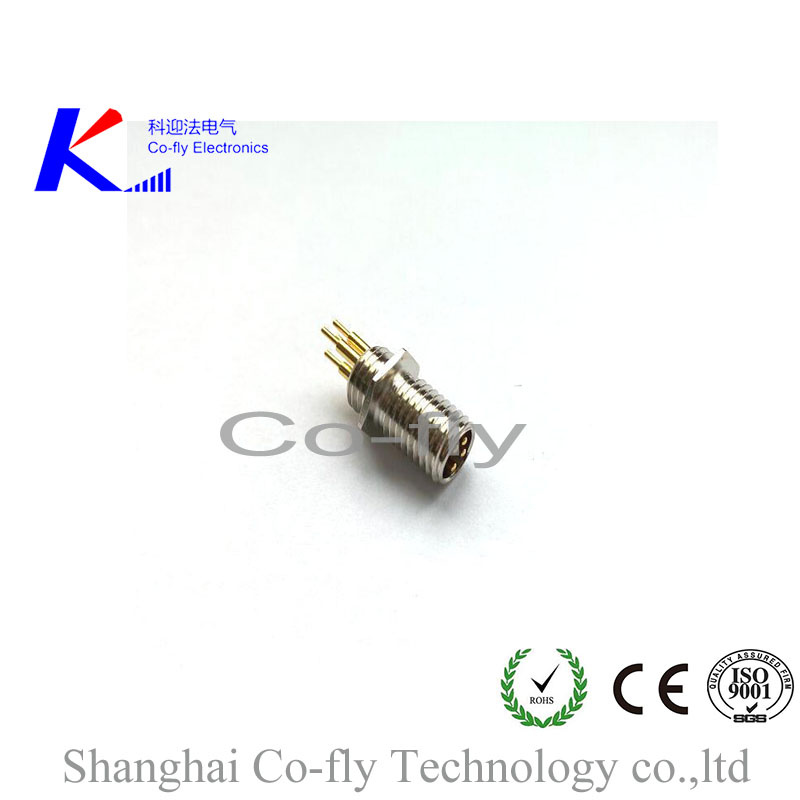 M8 Waterproof Male Front Mount PCB Connector