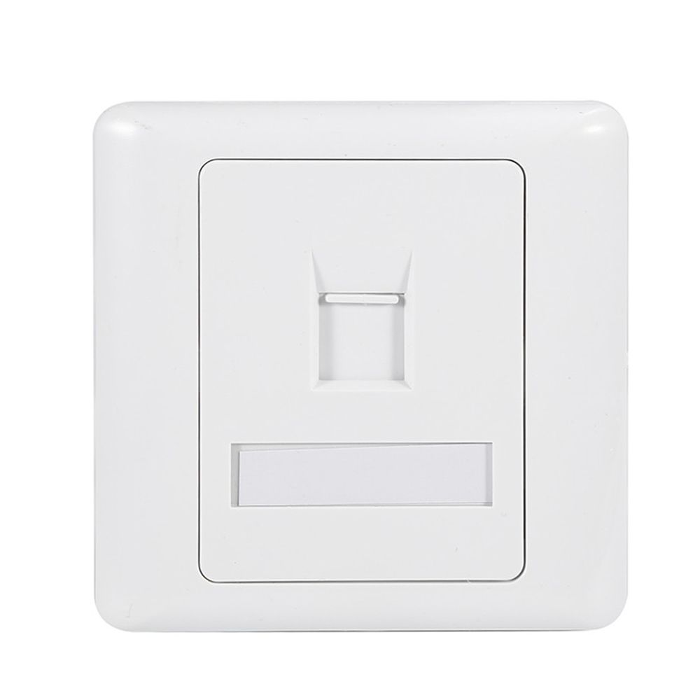 1port 86 Type Single RJ45 Wall Face Plate/Faceplate Network LAN Socket Panel
