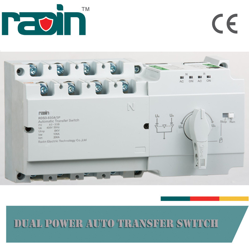 4 Pole Automatic Transfer Switch (RDS3-630B) ATS