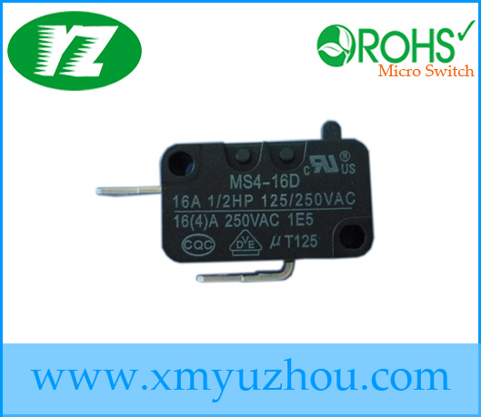 2 Pins Normally Closed 16A Micro Switch