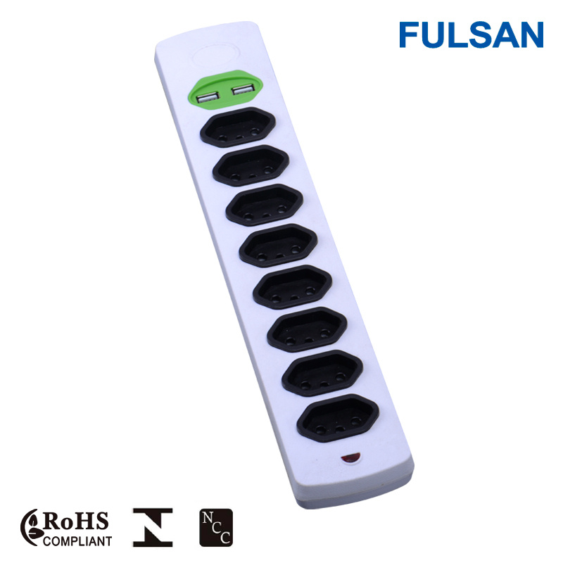 10A Electrical USB Power Socket 220V