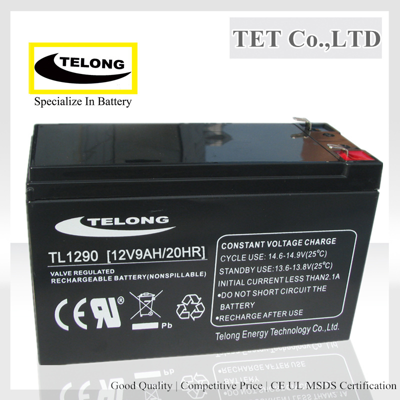 UPS Battery-12V 9ah-Rechargeable Lead Acid Battery