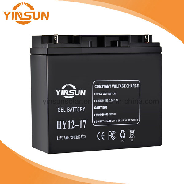 12V 17ah Solar Battery for Solar Panel Lighting System