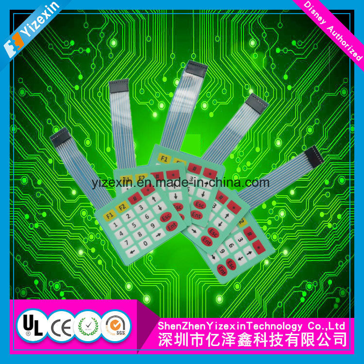 2017 New Arrival Flexible High Quality PC Environ Membrane Switch