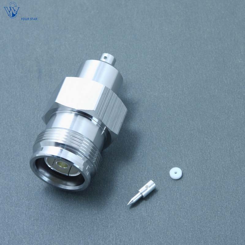 Mini DIN 4.3/10 Female Plug Solder Connector for Rg402 Cable