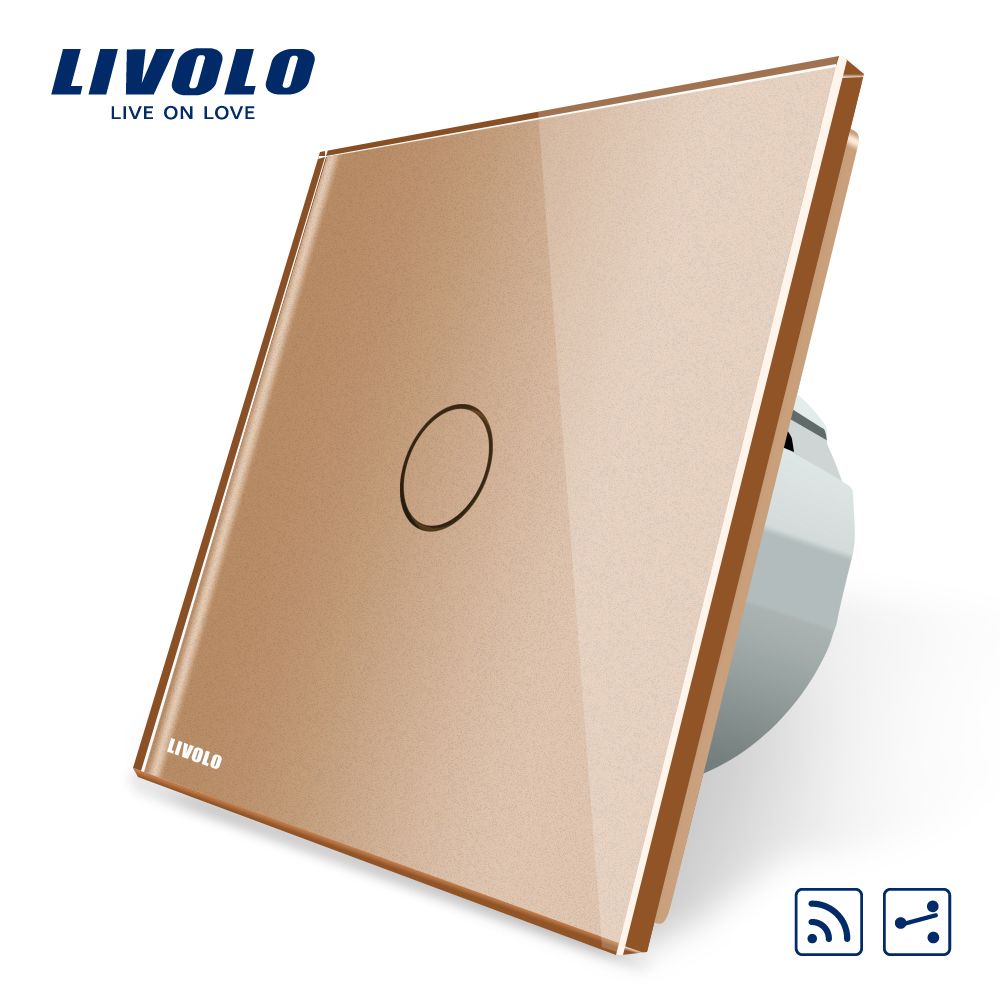 Livolo EU Standard Remote Touch Switch 1gang 2way Vl-C701sr-13