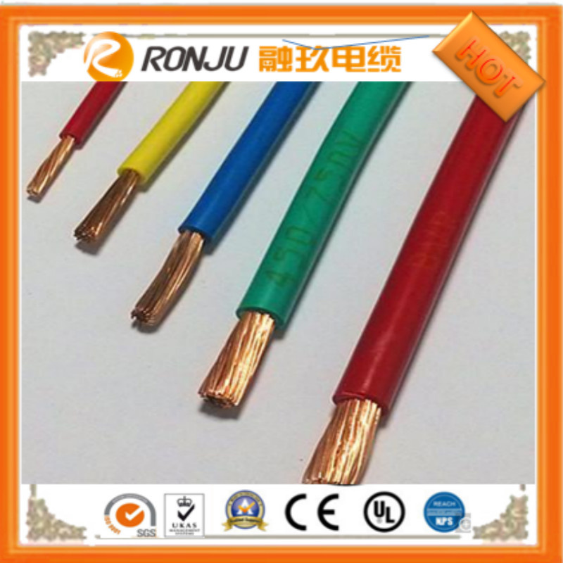 Fire Resistant Copper Core PVC Insulated Power Wire Cable Single/Multi Core Nh-BV