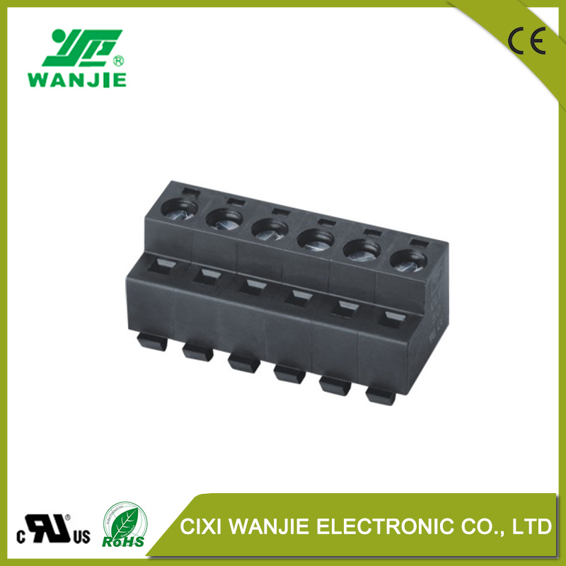 PCB Terminal Block Screw Connector with High Voltage Wj331, Pitch 5.0mm