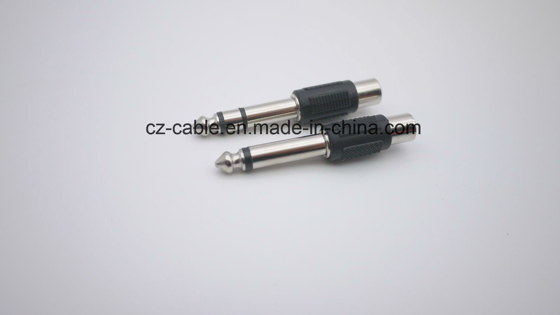 6.35mm Mono/Stereo Plug to RCA Jack