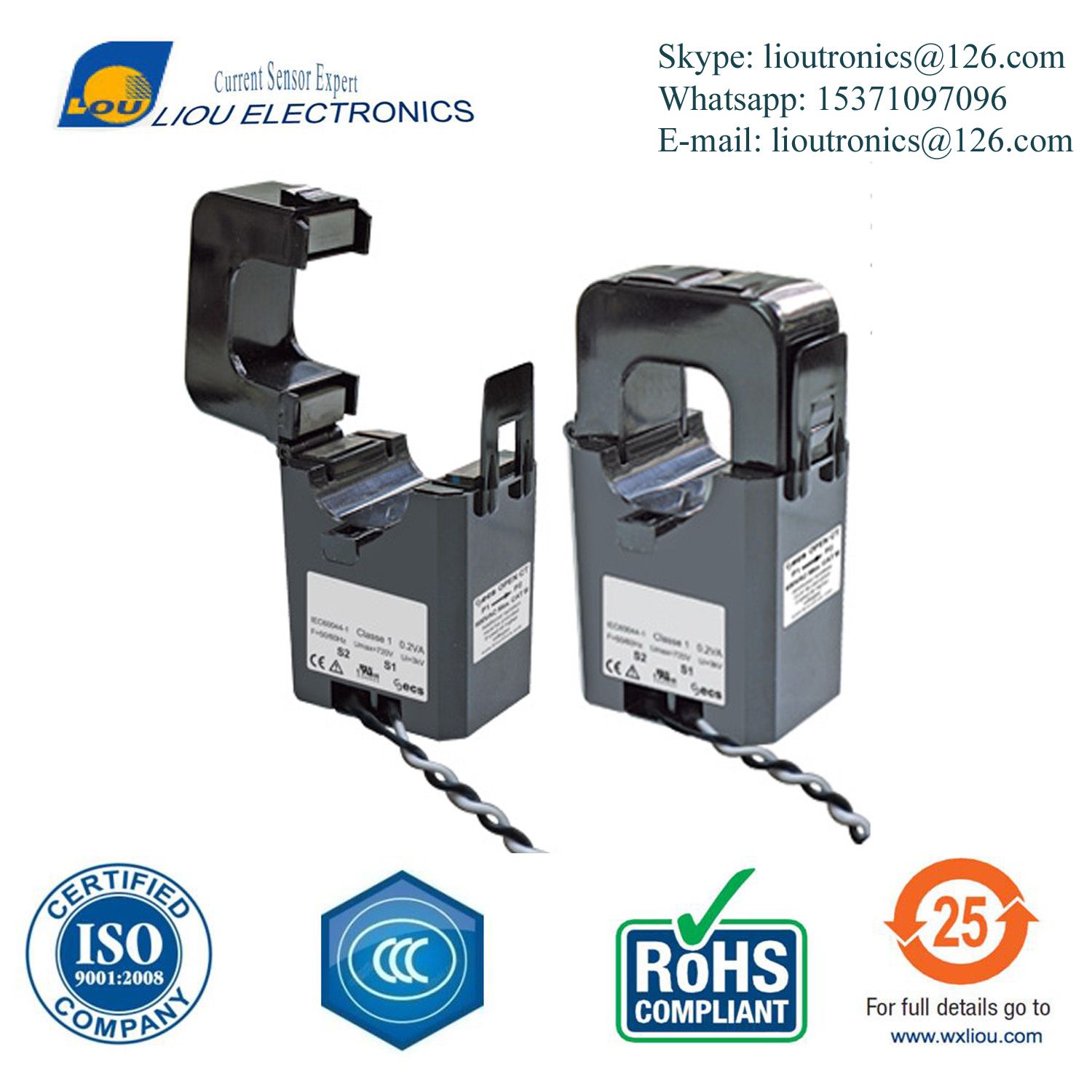 High Accuracy Split Core Current Transforemr 1: 3000