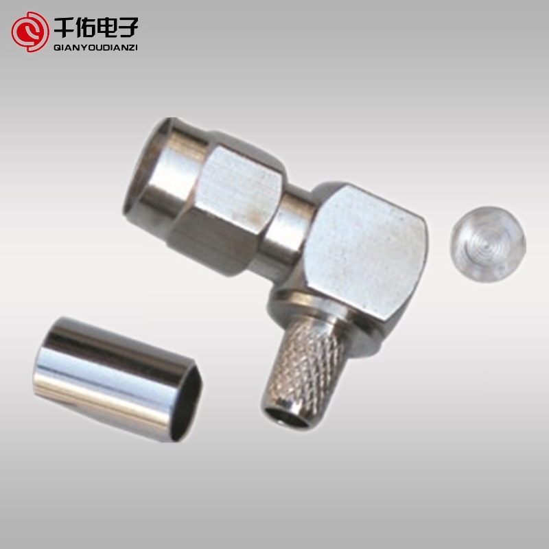 Plating Nickel Right Angle SMA RF Connector