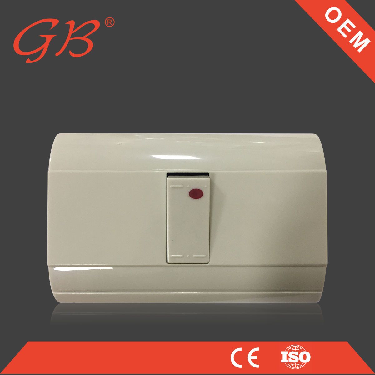 American Style Electrical Electric Wall Switch with Light