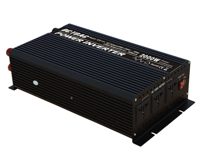 High-Power 2000W DC12V to AC 220V Modified Sine Wave Inverter