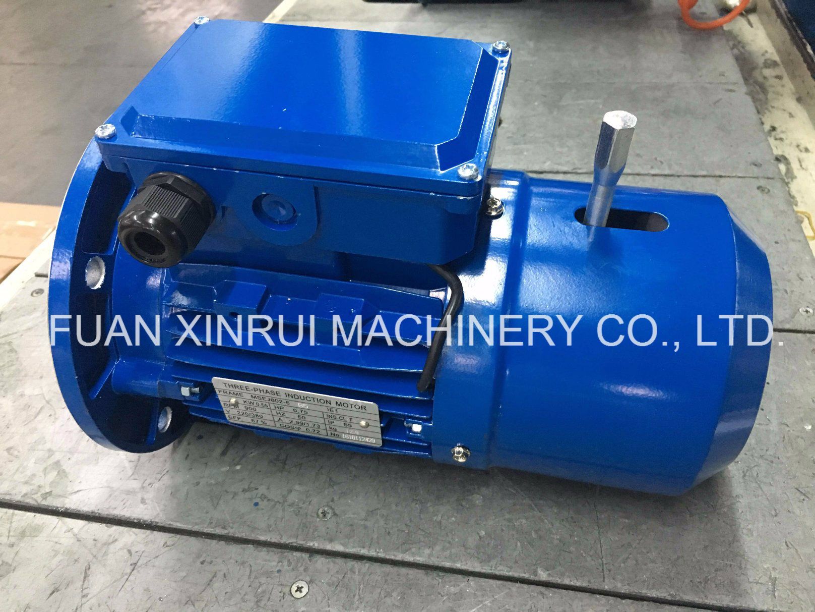 1.1kw/Msej80/2poles/Alu Housing Three Phase AC Asynchronous Brake Motor with Rectifier
