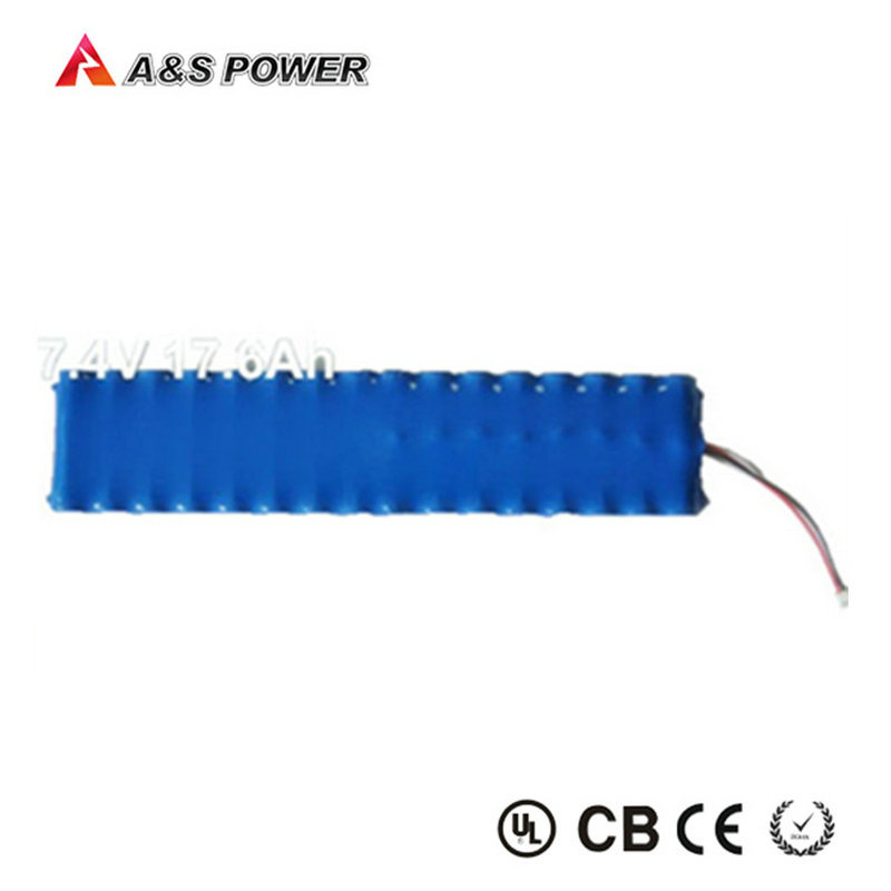 Rechargeable 18650 7.4V 17.6ah Li-ion Battery Pack with PCM