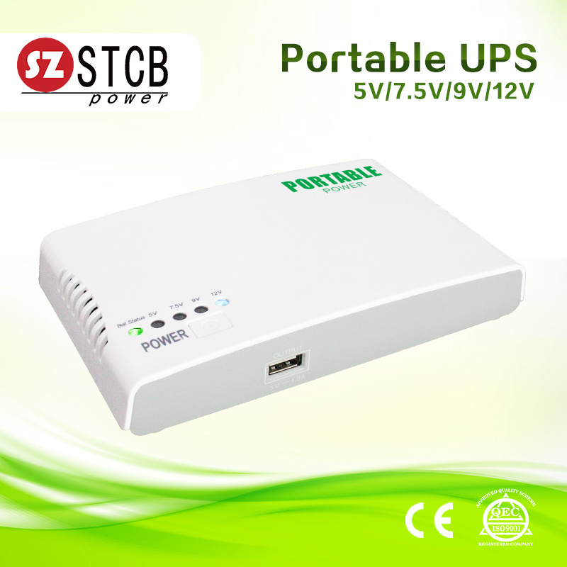 4PCS 2200mAh Lithium Battery Backup Mini UPS 12V