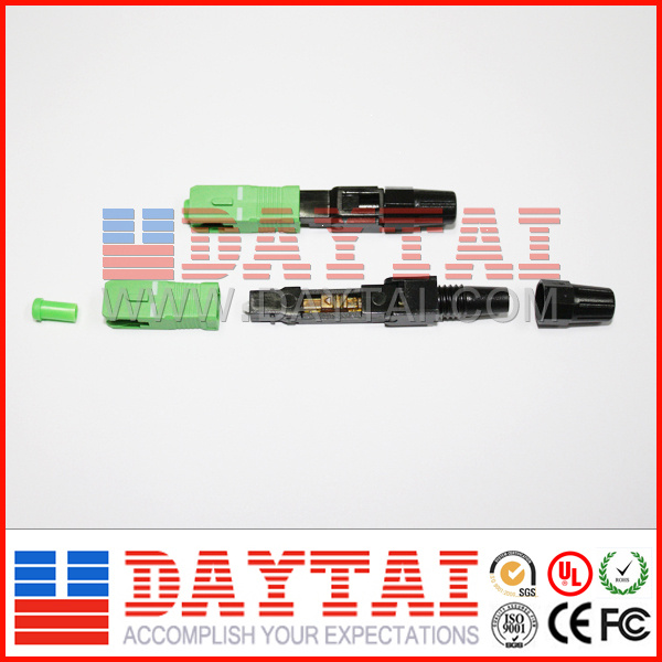 Low dB Loss Sc/APC Fiber Optic Fast Connector From Factory