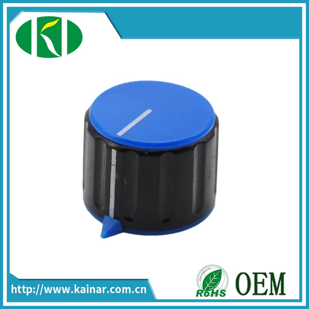 Colored Plastic Potentiometer Knob 6.35mm 6mm Knd1