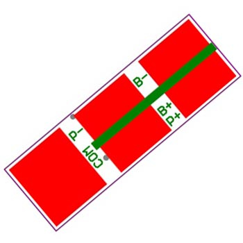 2s Li-ion/Li-Polymer/LiFePO4 Battery Pack PCB