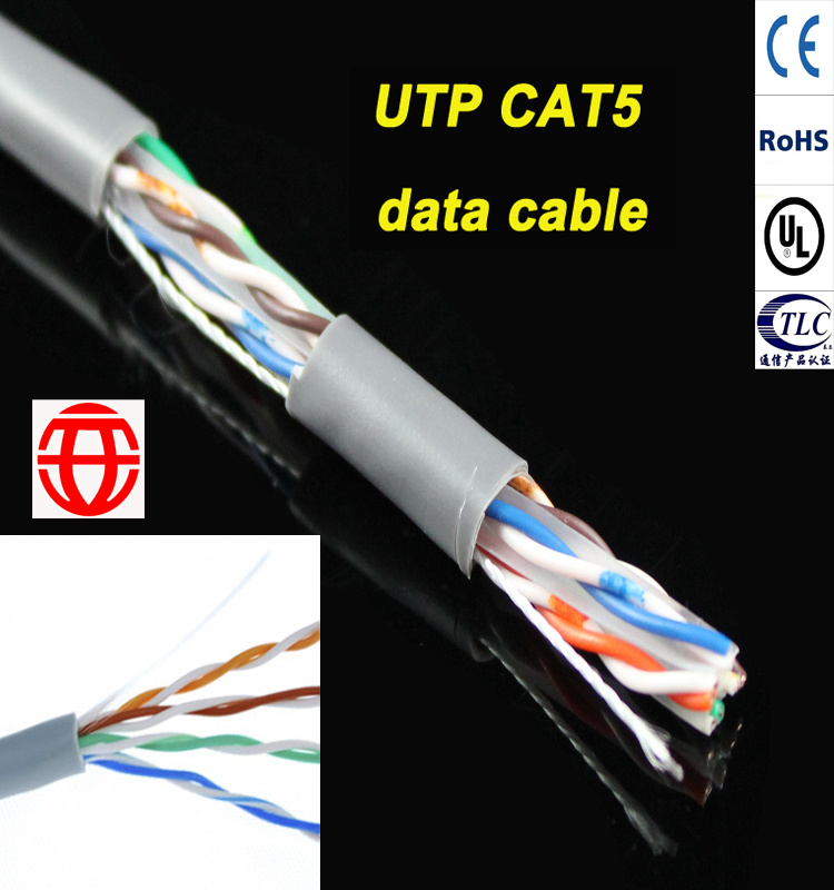 4 Pair UTP Cat5e Network LAN Cable From China