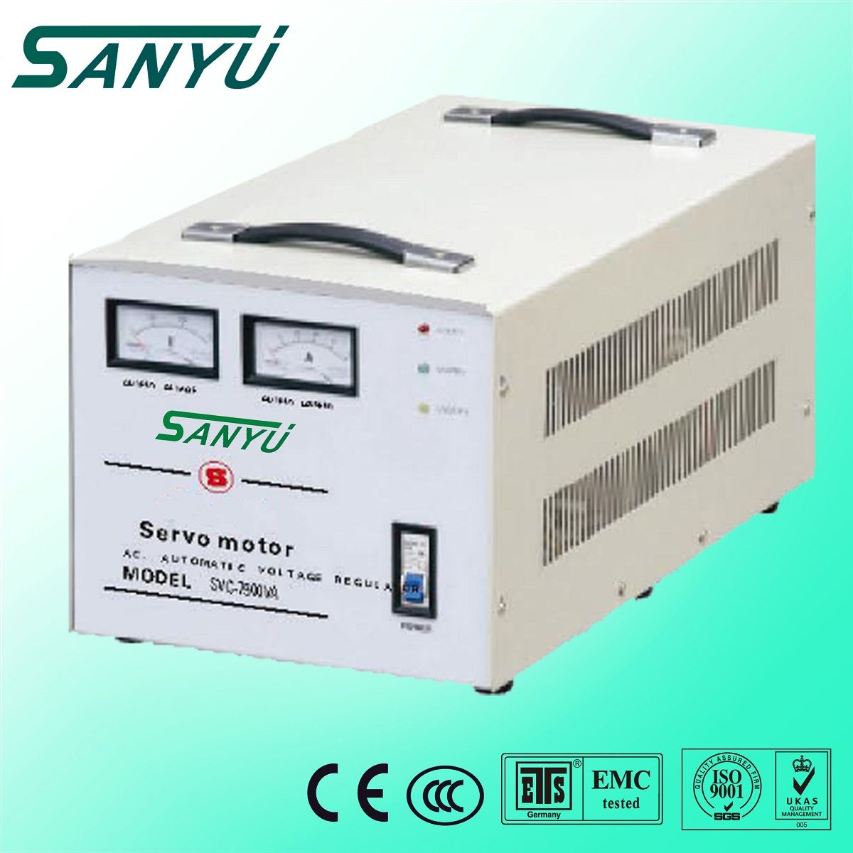 SANYU HIGH PRECISION AC VOLTAGE REGULATOR/STABILIZER(SVC SERIES)