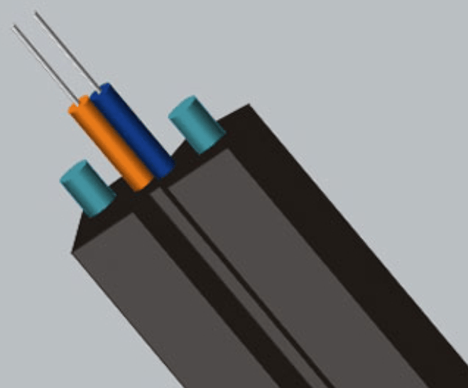 Indoor FTTH Non-Metallic Fiber Optic Cable