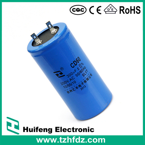 Motor CD60 Starting Capacitor with CQC Certificate