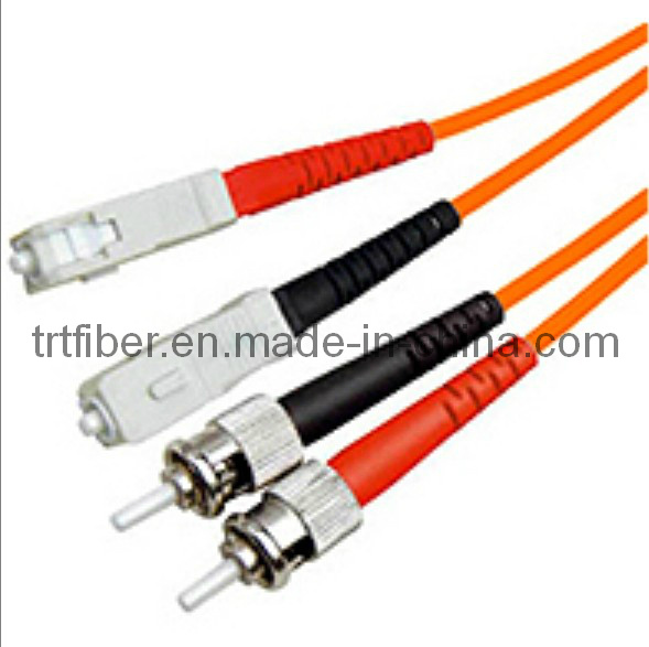 SC-ST OM3 Duplex Fiber Optic Patch Cord