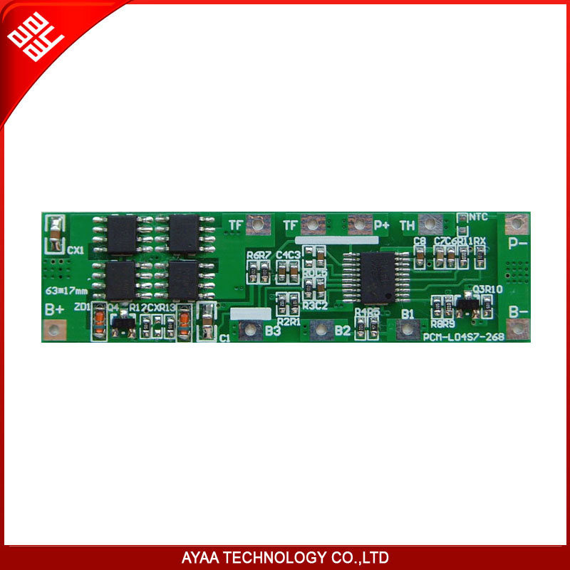 Battery BMS for LiFePO4 for 4s Li-ion for Li-Pobattery Pack