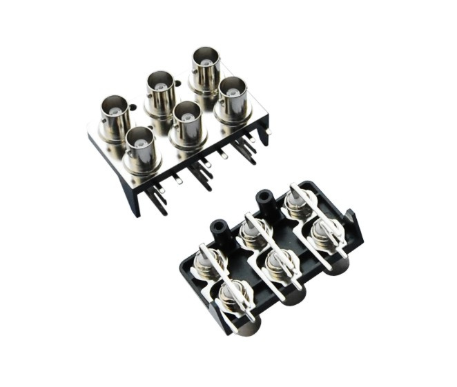 R/a Six Jack in Two Rows BNC Connector