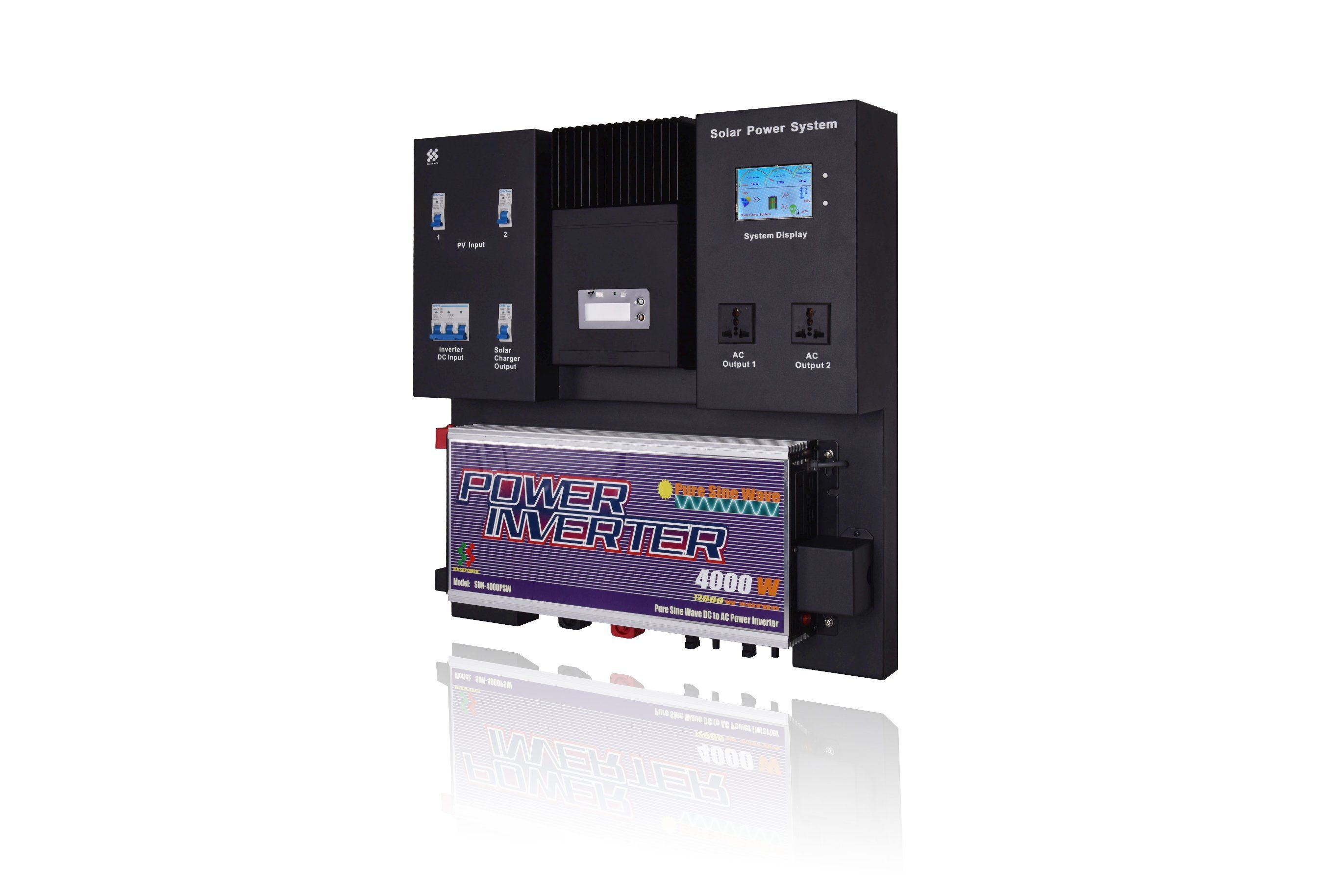 4kw Hybrid Solar System with Batteries Backup