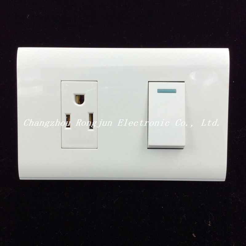 High Quality2way/3way Us Socket with Switch (120N-07)