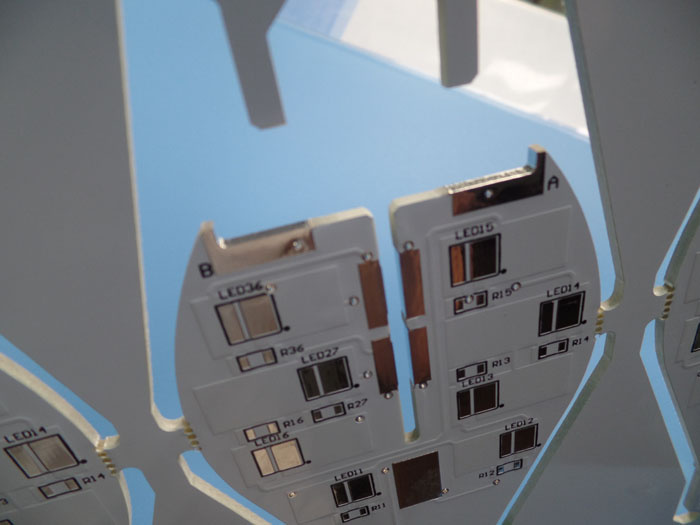 PCB Board HASL Fr4 with White Soldermask for PLC Control