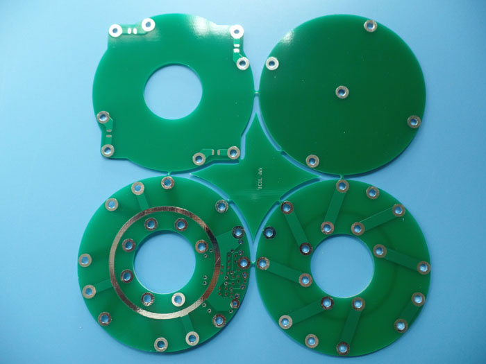 Prototype PCB Fabrication Double Sided 4 Boards in One Panel