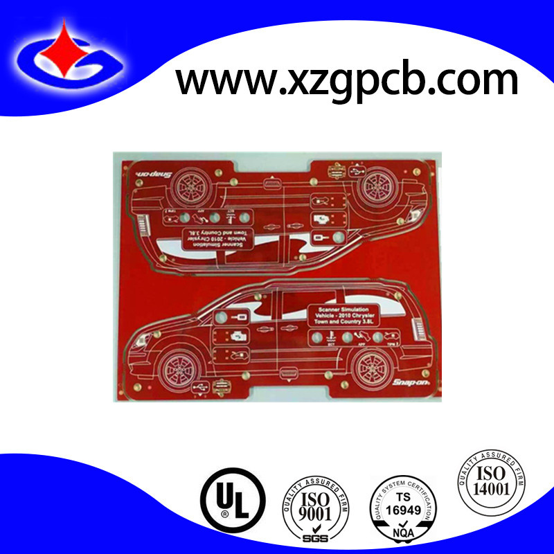 4 Layer 2.4mm Automobile Bare Printed Circuit Board with Enig