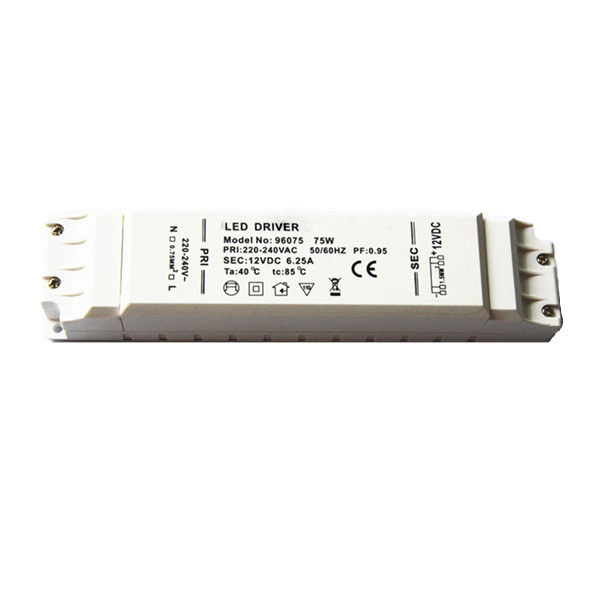 75W 12V Plastic Cover Waterproof LED Power Supply