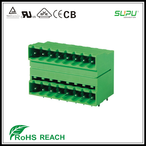 Double Layer 5.0mm Pitch Male Connector