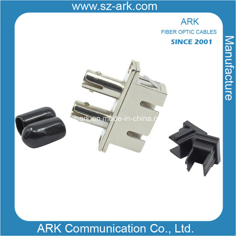 St/Sc Duplex Hybrid Fiber Optic Adapter