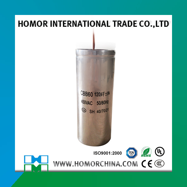 Cbb60 Washing Machine Cbb60 5UF 450V Starting Capacitor