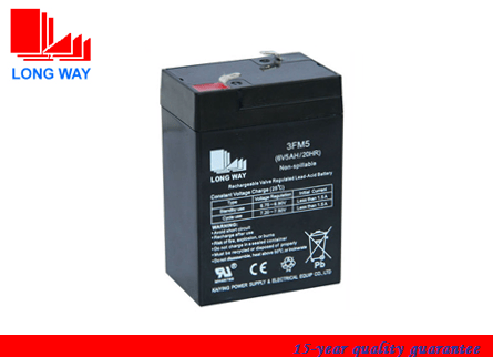 3FM5 Lead Acid Chargeable Battery for Emergency Lighting