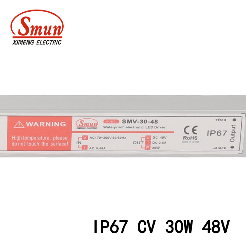 30W 48VDC 0.6A Constant Voltage IP67 Waterproof LED Power Supply