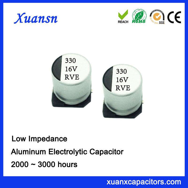 330UF 16V SMD Low Impedance Aluminum Electrolytic Capacitor
