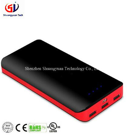 22400mAh Power Bank Ultra High Capacity External Battery 3 USB Output External Battery Pack with LED Flashlight Portable Charger for iPhone, iPad, Samsung, Nexu