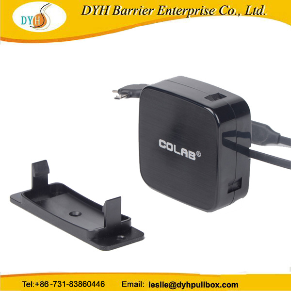 New Arrival Wall Mounted USB Charge Retractable Cable Reel