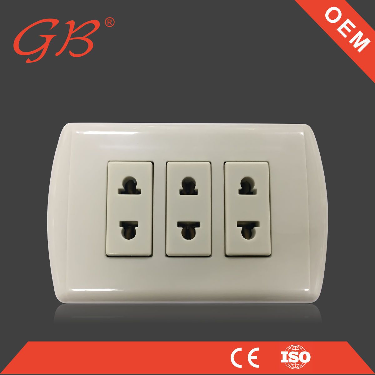 South American Style Electrical Electric Wall Switch Socket