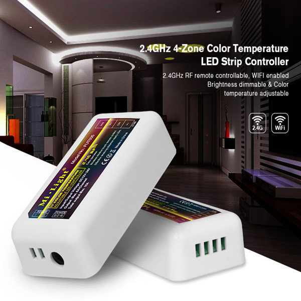 4 Zone Group Individual Control WiFi LED Strip Controller
