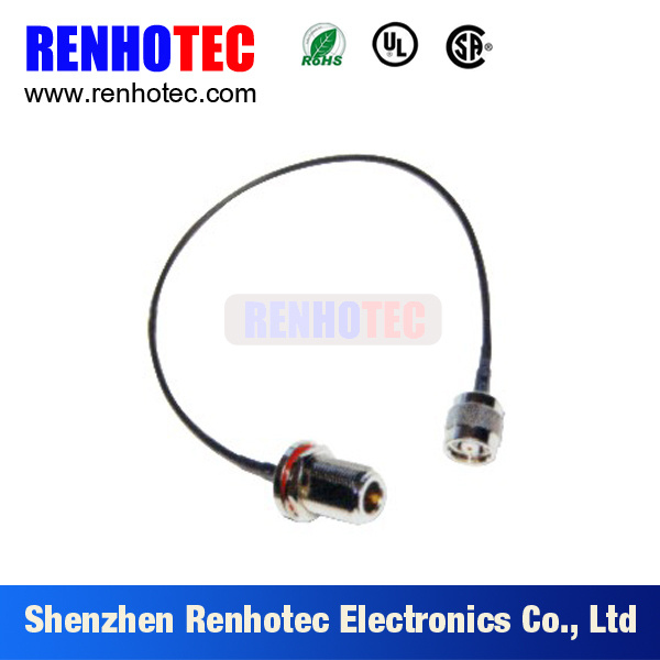 TNC Female Coaxial Connector Crimp Cable Rg316