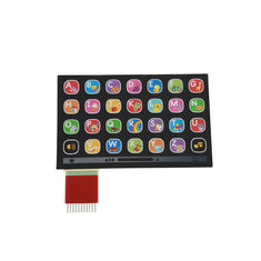 Custom Metal Dome Membrane Switch with Silk Screen Printing / Custom Membrane Switches